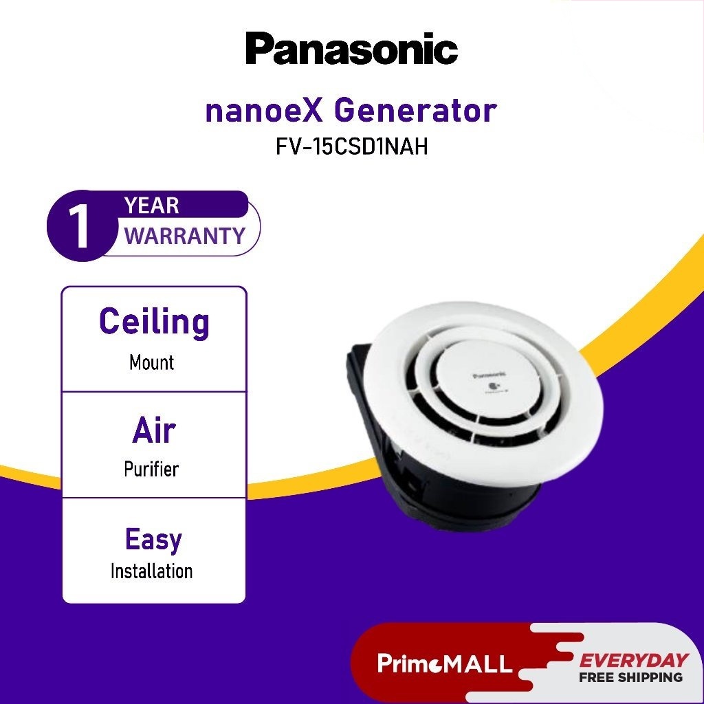 PANASONIC FV15CSD1NAH AIRE CEILING MOUNT NANOE X GENERATOR AIR