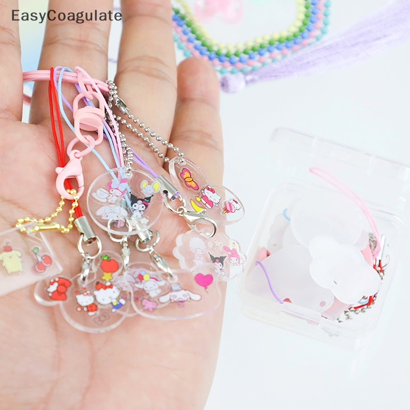 Eas 1Set 112 Dollhouse Miniature DIY Keychain Sticker Pendant Drawer
