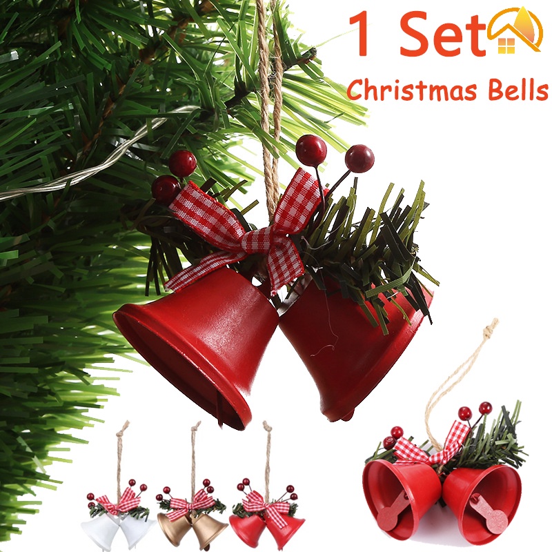 Christmas Bells Craft Bell Ornaments / Beautiful Xmas Tree Decoration