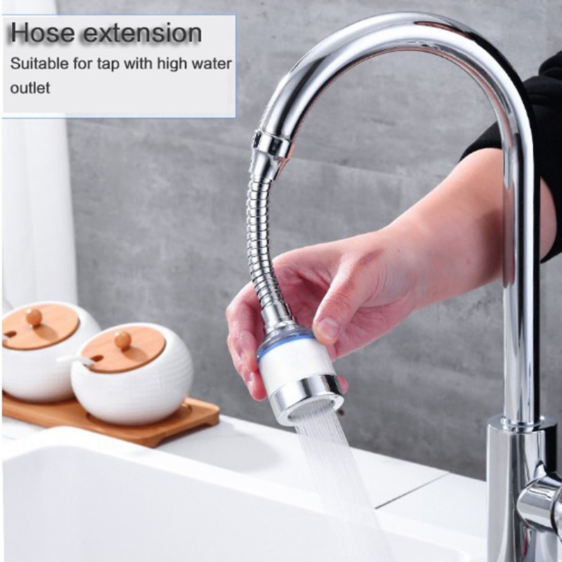 New Kitchen Water Faucet Pressurized Bubbler Filter Remove Chlorine