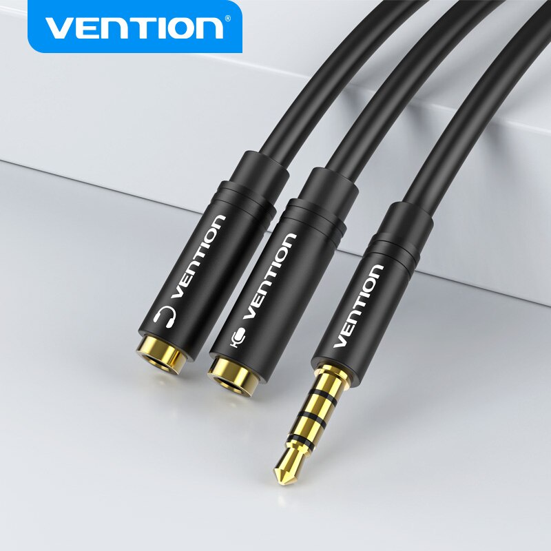 Vention 3.5mm Audio Splitter Cable for Computer Laptop 3.5mm 1 Male to