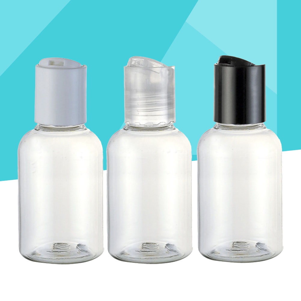 Travel Lotion Container Clear Lid Lotions Dispenser Dispensing Caps