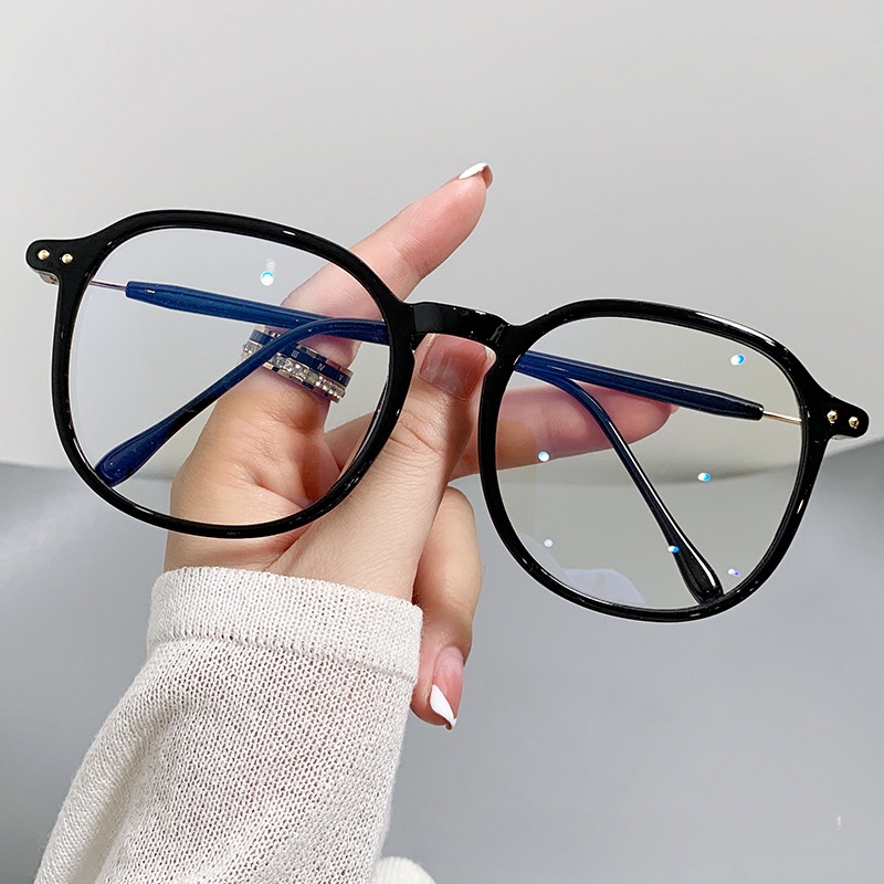 New Glasses Ultra Light Tr90 Anti Blue Light Womens Glasses Frame Frame Anti Radiation Eyeglass 9877