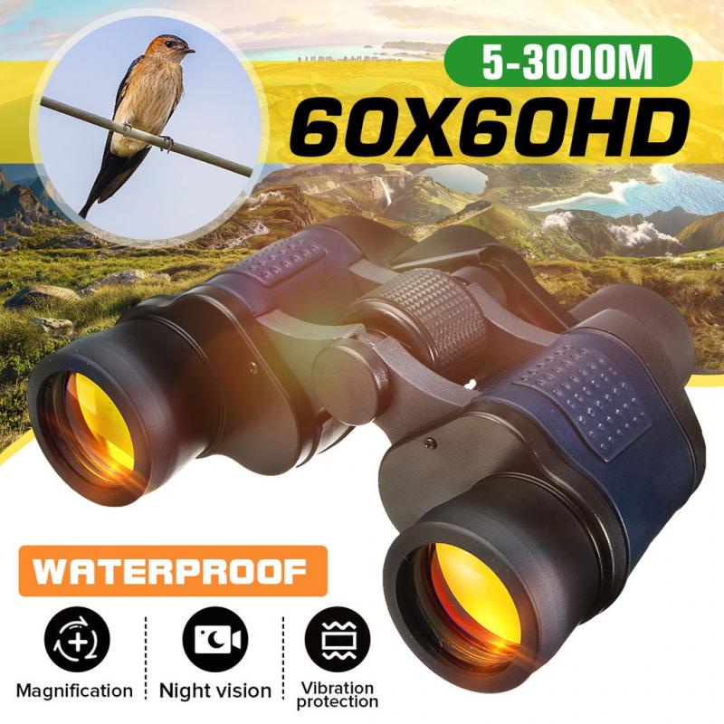 Binocular Telescope 60x60 HD Night Vision Binoculars Long Range 3000m