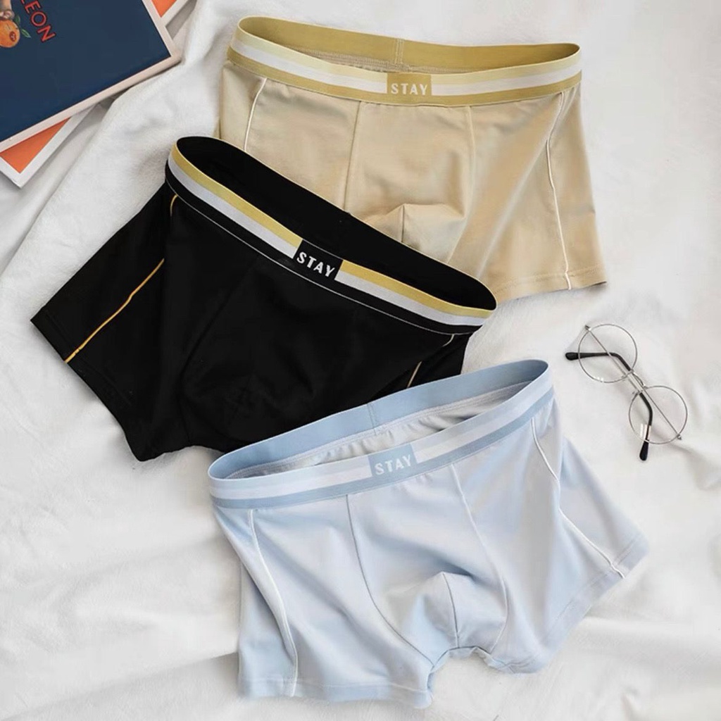 Fashion Modal Men's Underwear Boxer Breathable Underwear Briefs for Men ...