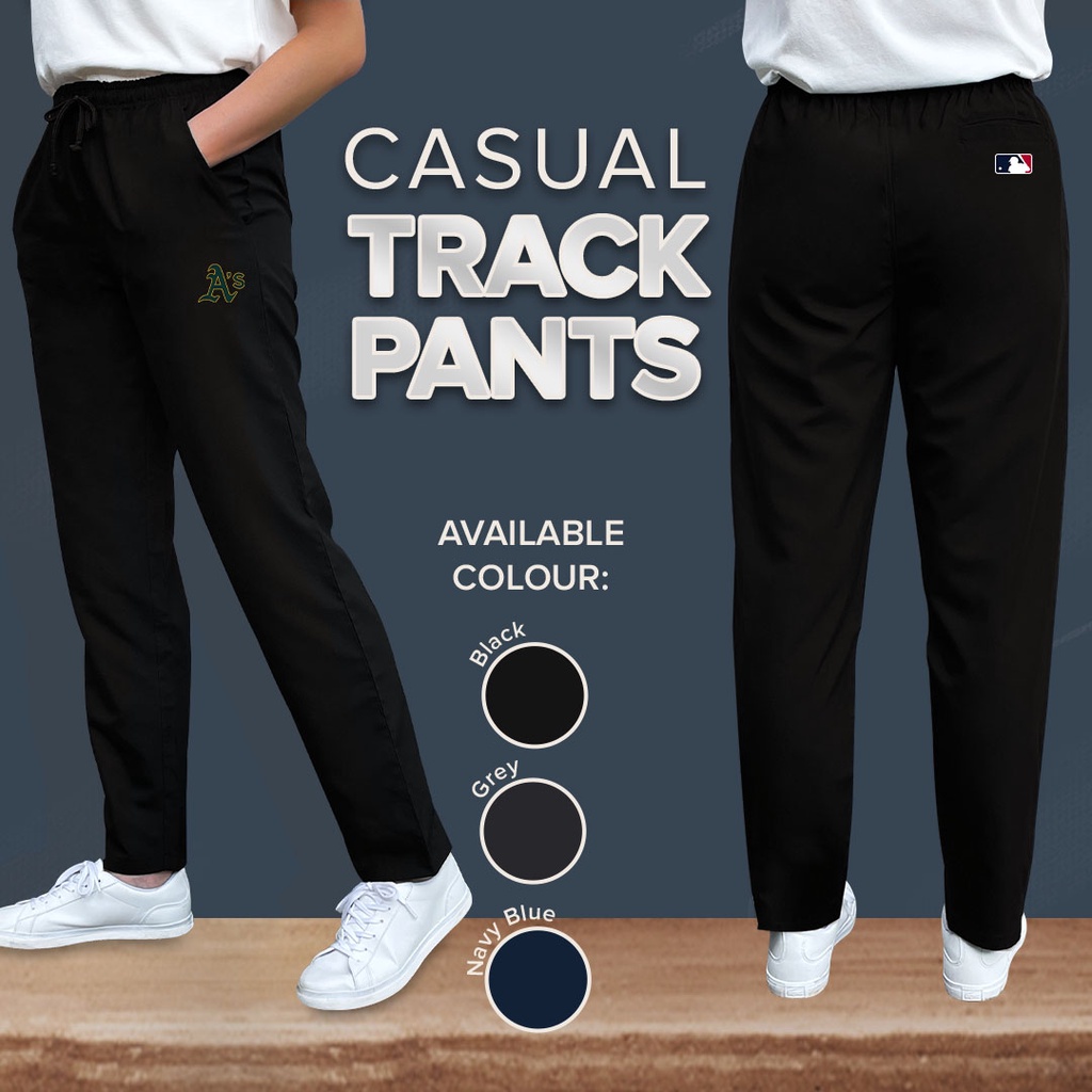 Straight cut track pants sale