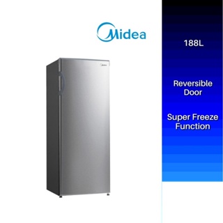 Midea Freezer (188L) Standing Freezer Eco-R600a Super Freeze Function  Upright Freezer MUF-208SD