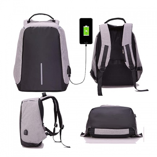 Hidden zip outlet backpack