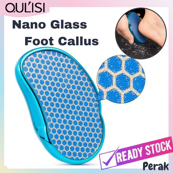 OULISI 2024 Nano Glass Foot Exfoliator Dry Wet Dead Skin Horny Callus