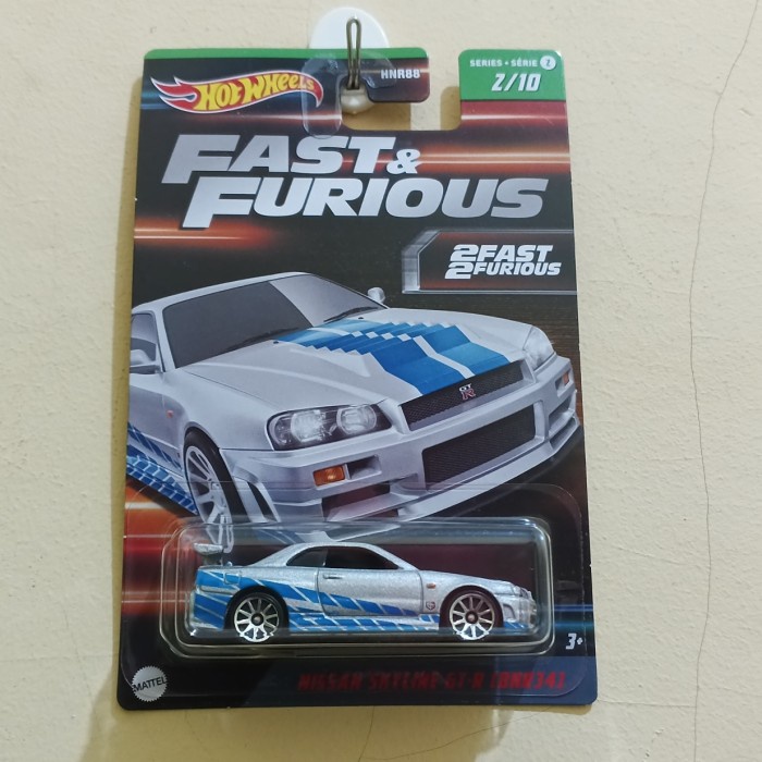 Hot wheels nissan skyline r34 wave 2nd fast furious | Shopee Malaysia