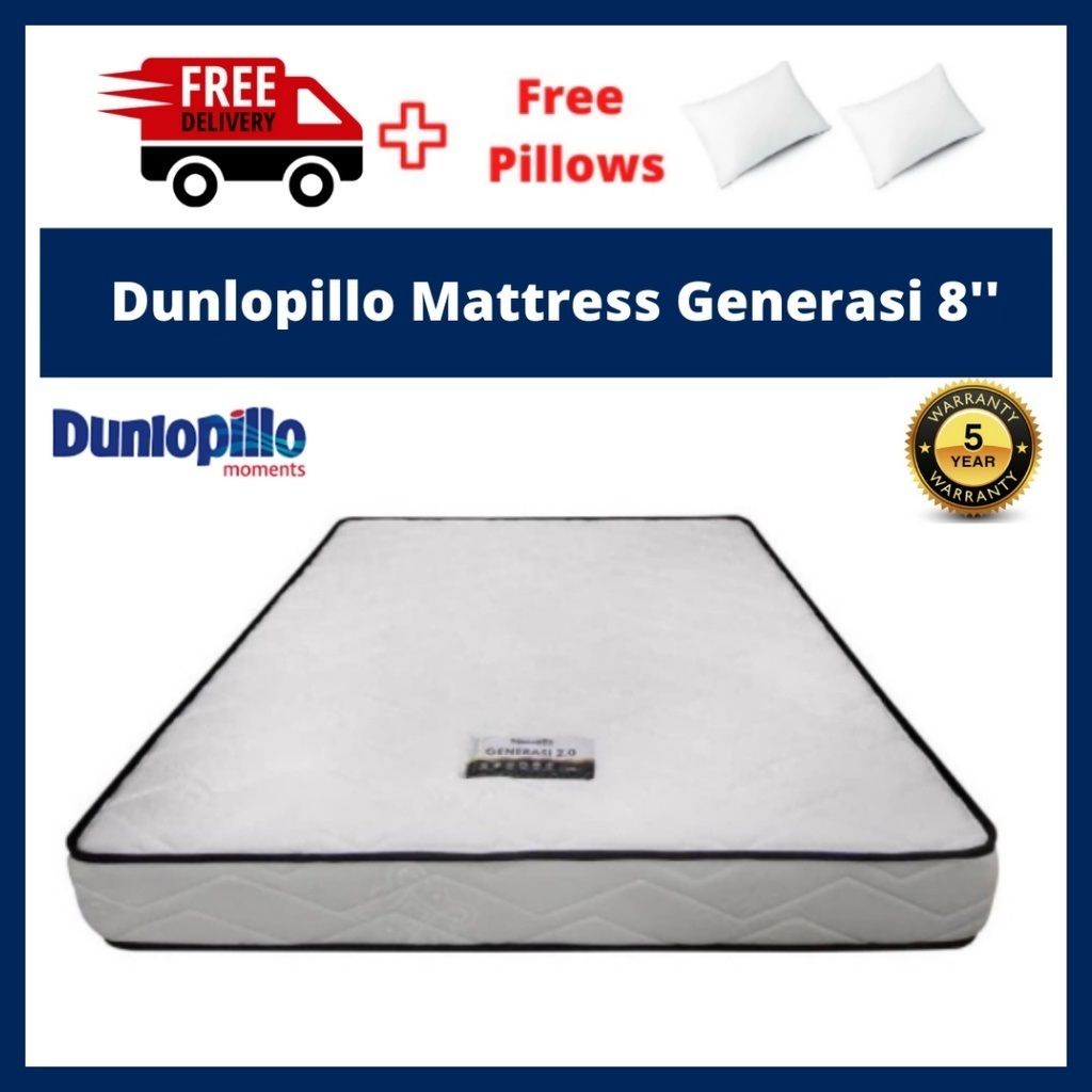 Dunlopillo Orthorest Mattress Generasi 8'' Mattress Only Shopee Malaysia