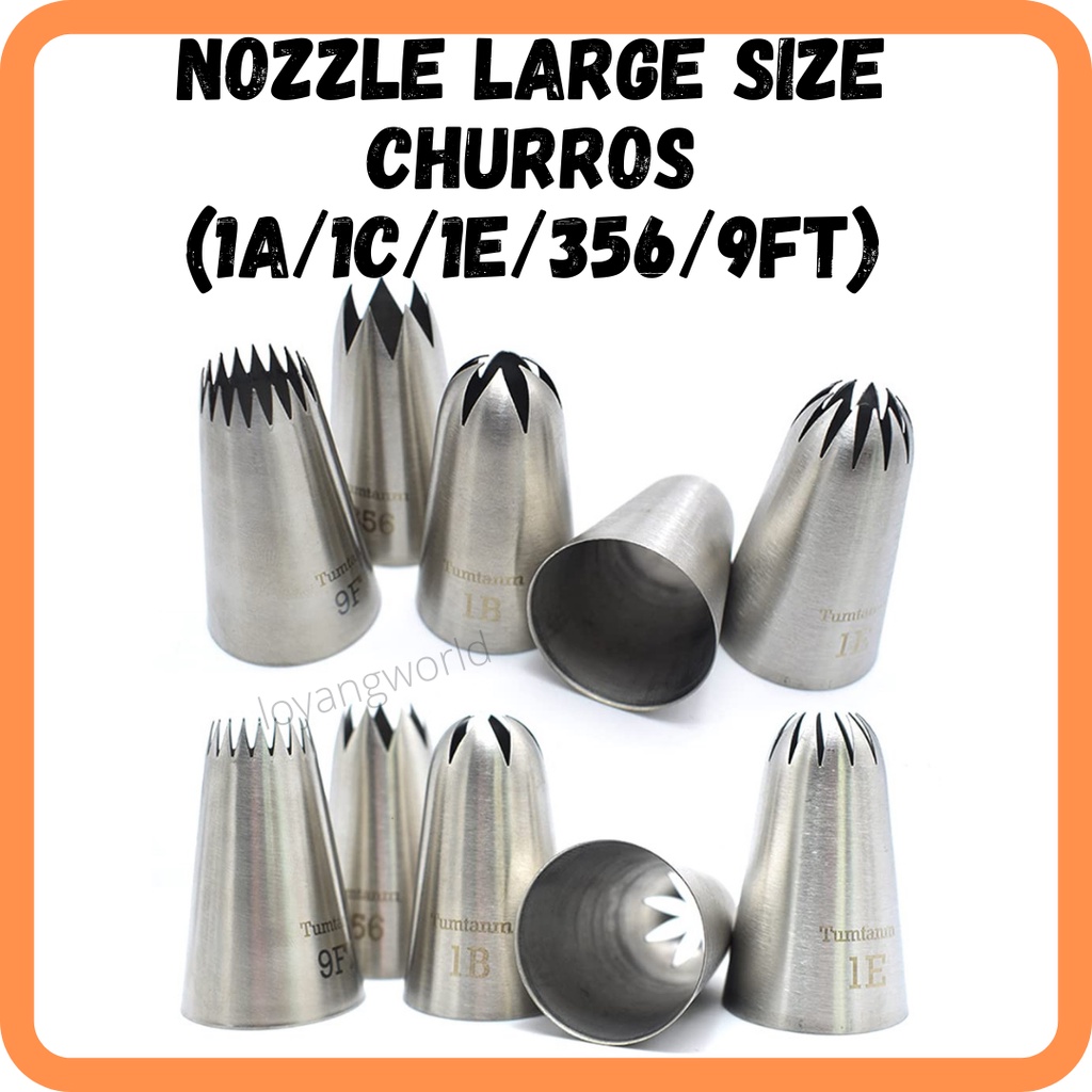 Size Nozzle Churros