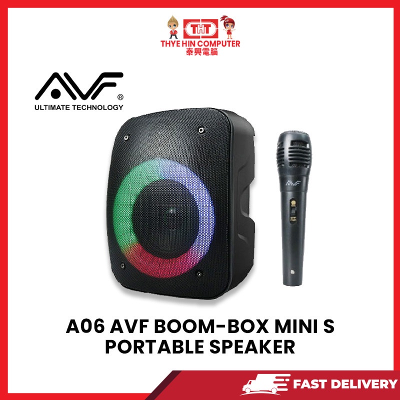 A06 AVF BOOM-BOX MINI S PORTABLE SPEAKER(DELIVER BY MELAKA) | Shopee ...