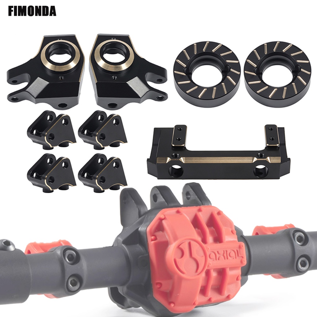 Black Brass Weights Steering Knuckle Chubs Diff Cover Link Mounts
