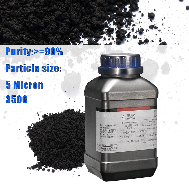 350g Military Grade Black Graphite Powder 5 Micron Ultra Fine 99.9 Non