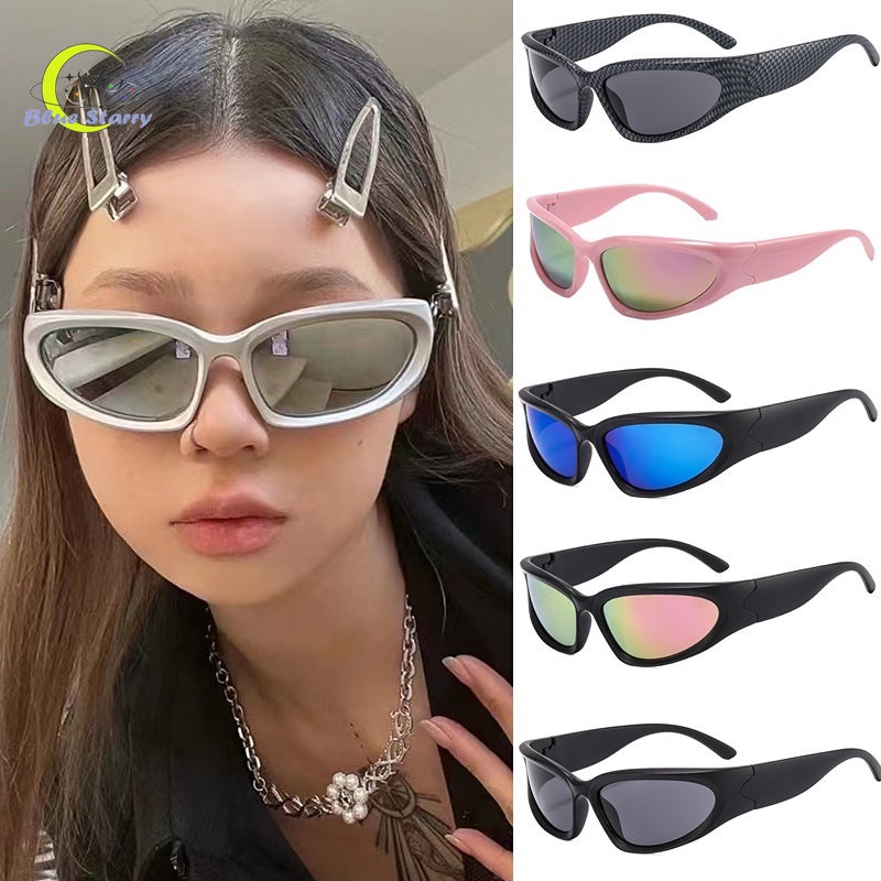 2023 Fashion Steam Punk Sunglasses Women Men Brand Design Mirror Sport Luxury Vintage Unisex Sun 