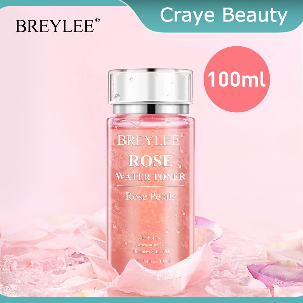【BREYLEE】 Rose Water Toner with Rose Petals Hyaluronic Acid Moisturiser ...