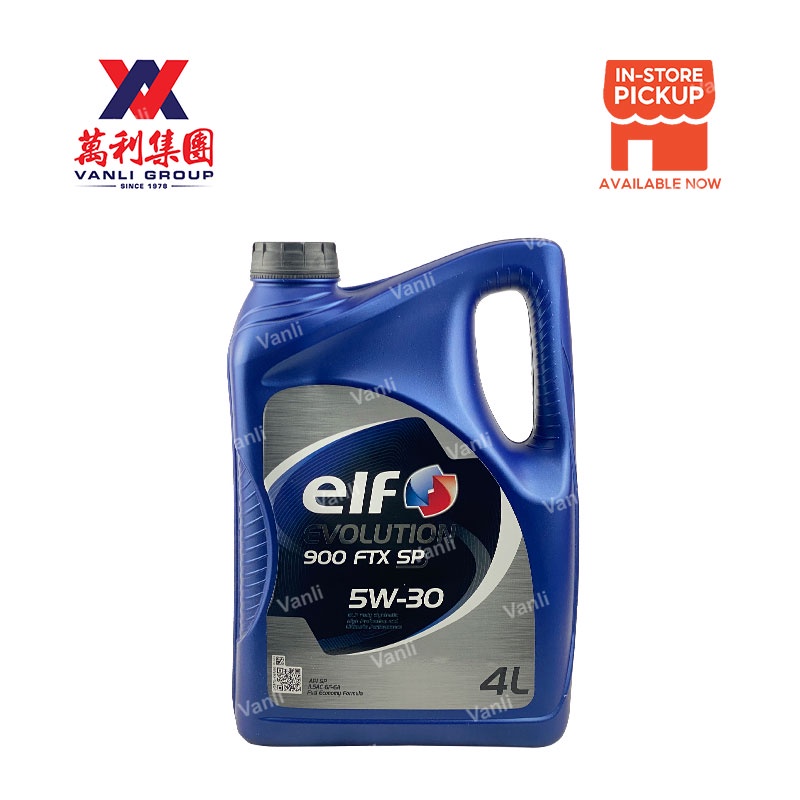 ELF EVOLUTION 900 FTX SP 5W30 Fully Synthetic Engine Oil 4L T226122