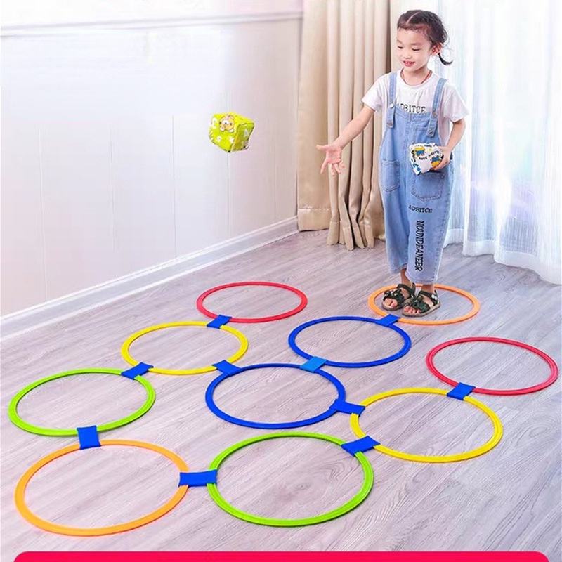 Juggling Hoops Set of 10 juggling hoops Jumping hoops Games sports toys