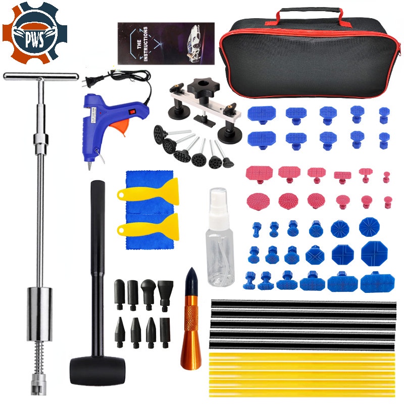 thumbnail image 2 of VCTGAM Tac-N-Pull Pull Plate Kit - 20pcs Heat-Treated Steel Plates (1", 1.5", 3") For Auto Body Repair 2 of 14