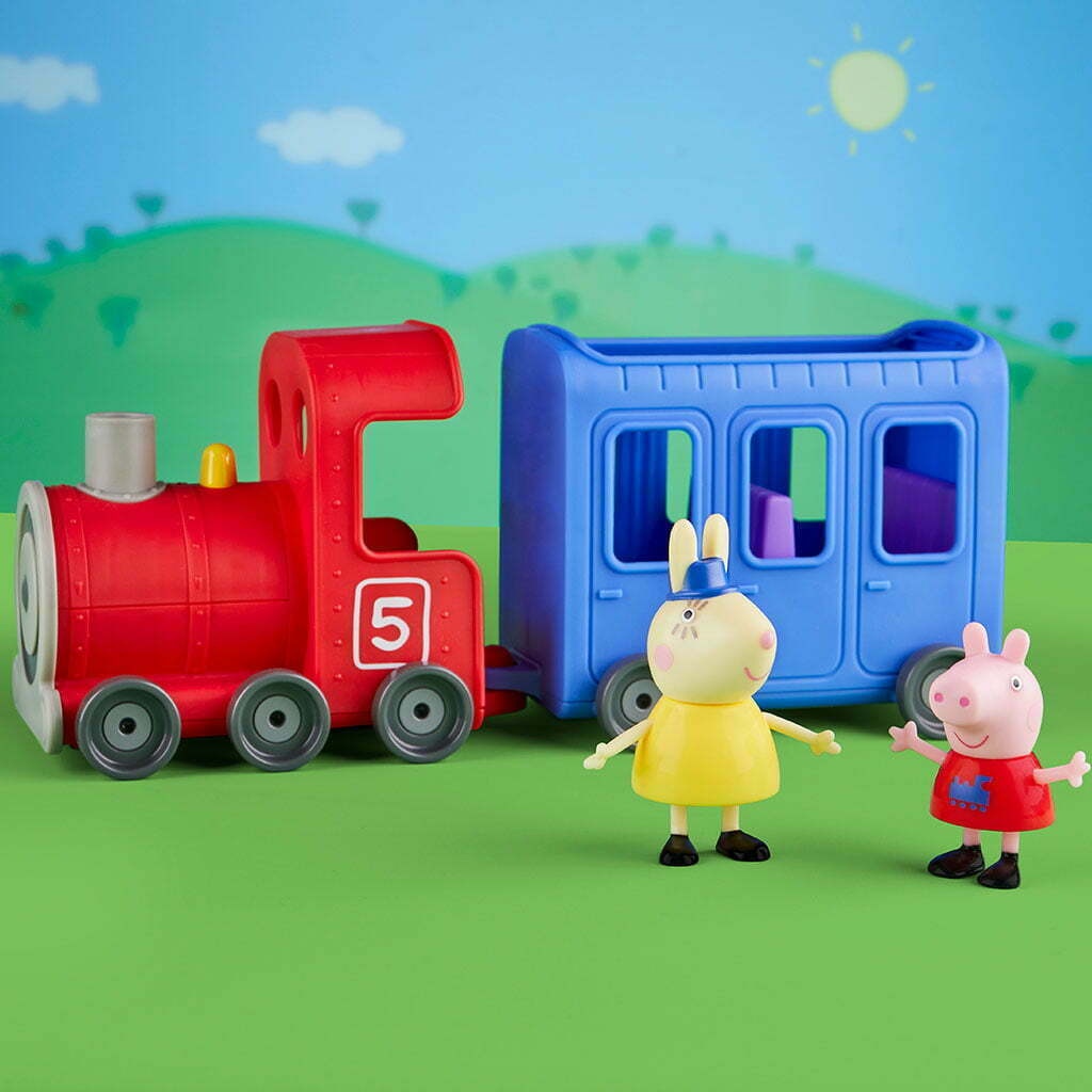 [Hayllo] Hasbro Peppa Pig Miss Rabbits Train | Shopee Malaysia