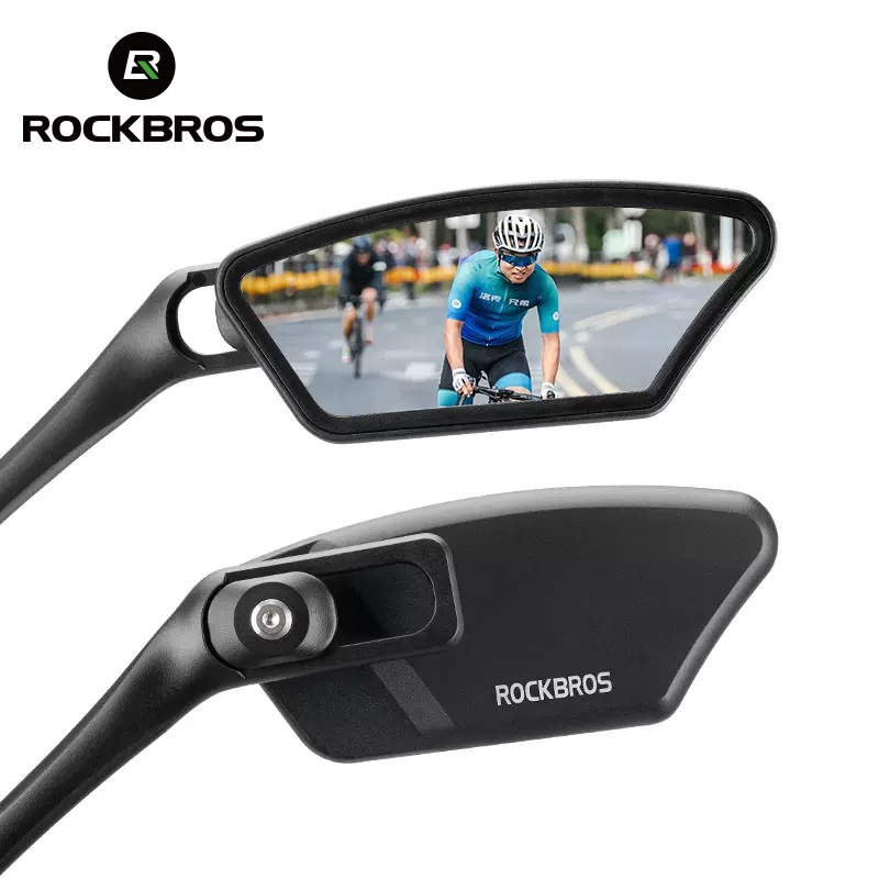ROCKBROS Bicycle Helmet Rearview Mirror 360 Degree Rotatable Flexible