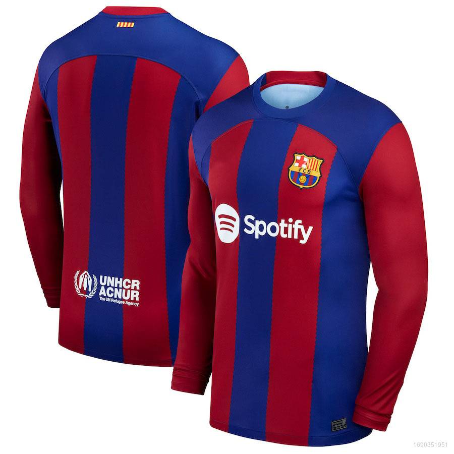 FC Barcelona X OVO Long Sleeve Home Jersey 2023 (M)