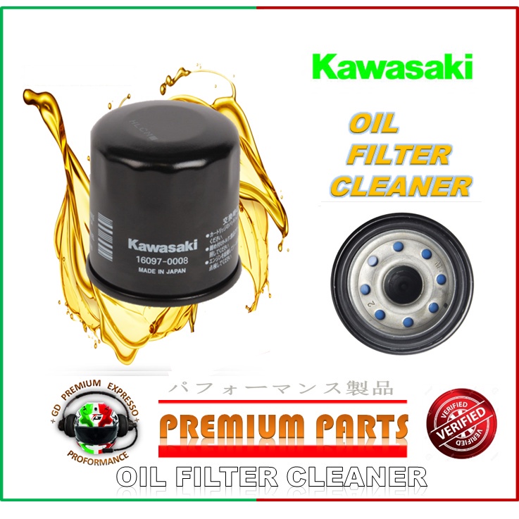 Kawasaki Genuine OIL FILTER 160970008 Z250 ER6 Z800 Z900 Z1000 VERSYS