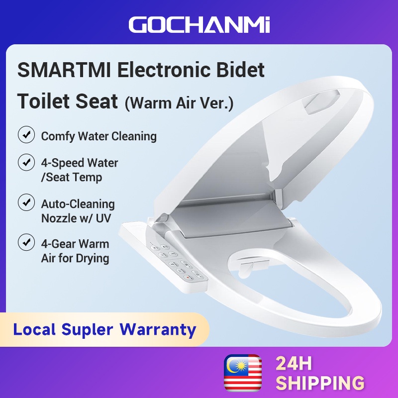 【Malaysia Stock】SMARTMI Smart Bidet Toilet Seat W/ Purified Cleansing