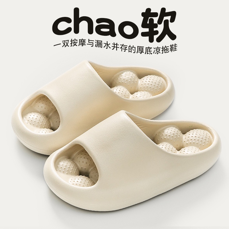 Xincx Soft Slippers – Ultra Thick EVA Shower Sandals, Non-Slip & Quick-Drying For Bathroom, Home, Spa (White) - View #9
