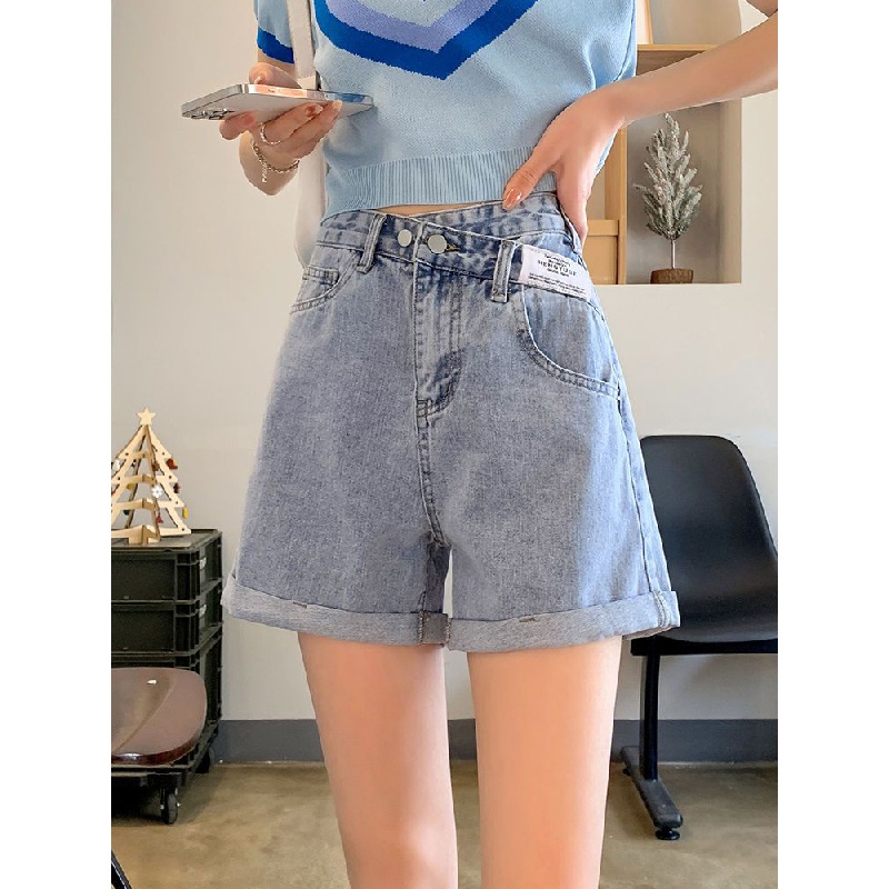 High Waist Denim Shorts Women 2023 Summer Thin Style Fashion Loose