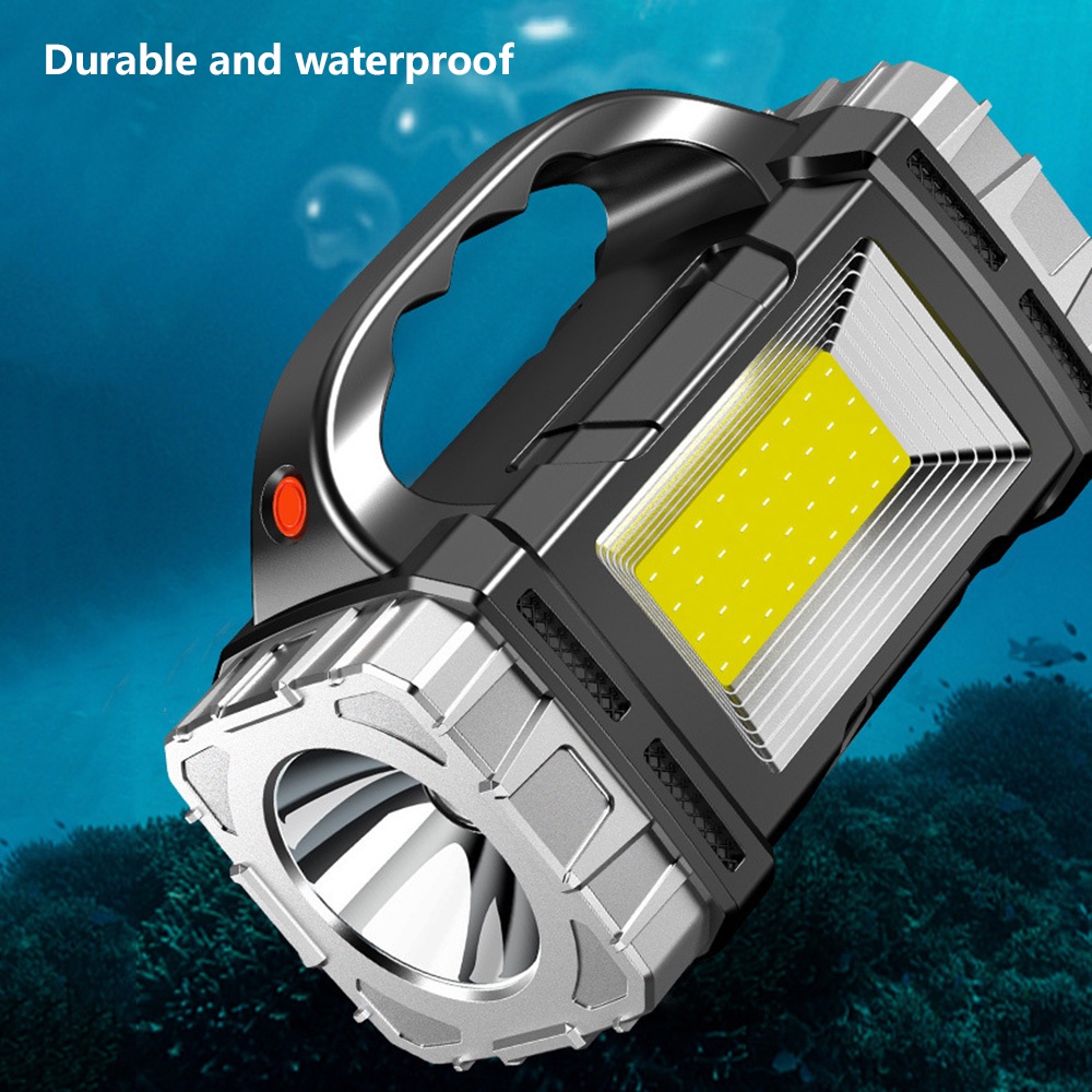 New Arrival 】Solar/Rechargeable Multi Function LED Flashlight Emergency ...
