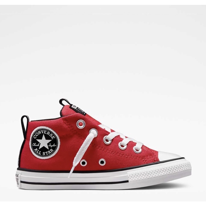 Converse Kids Chuck Taylor All Star Axel Mid (Red/Black/White) | Shopee ...