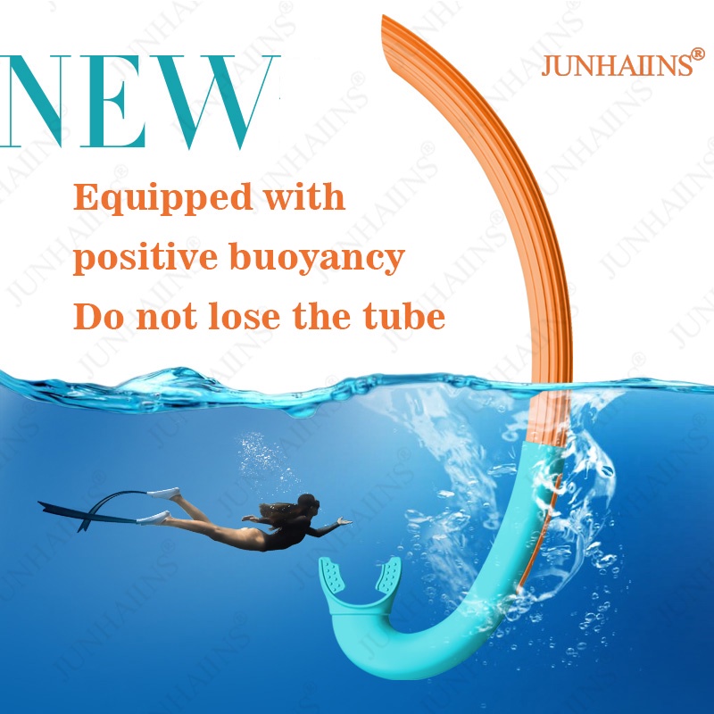 2023NEW (COD )Free diving positive buoyancy breathing tube wet silicone
