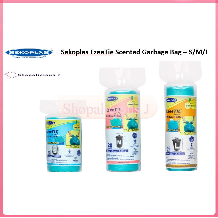 Sekoplas Ezeetie Scented Garbage Bag / Plastik Sampah / Beg Sampah