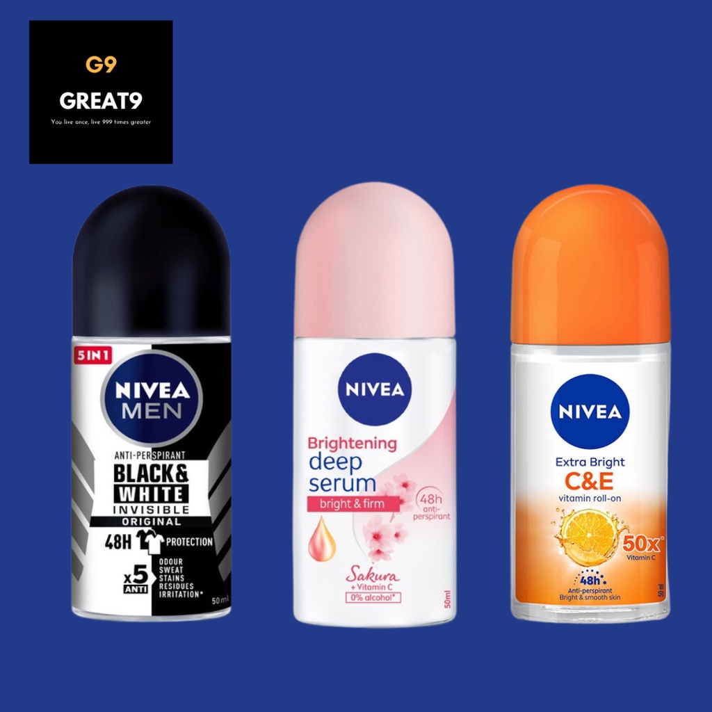 NIVEA SADOER Deodorant Roll On 50ml 1 Unit Good Smell Last Long Shopee Malaysia