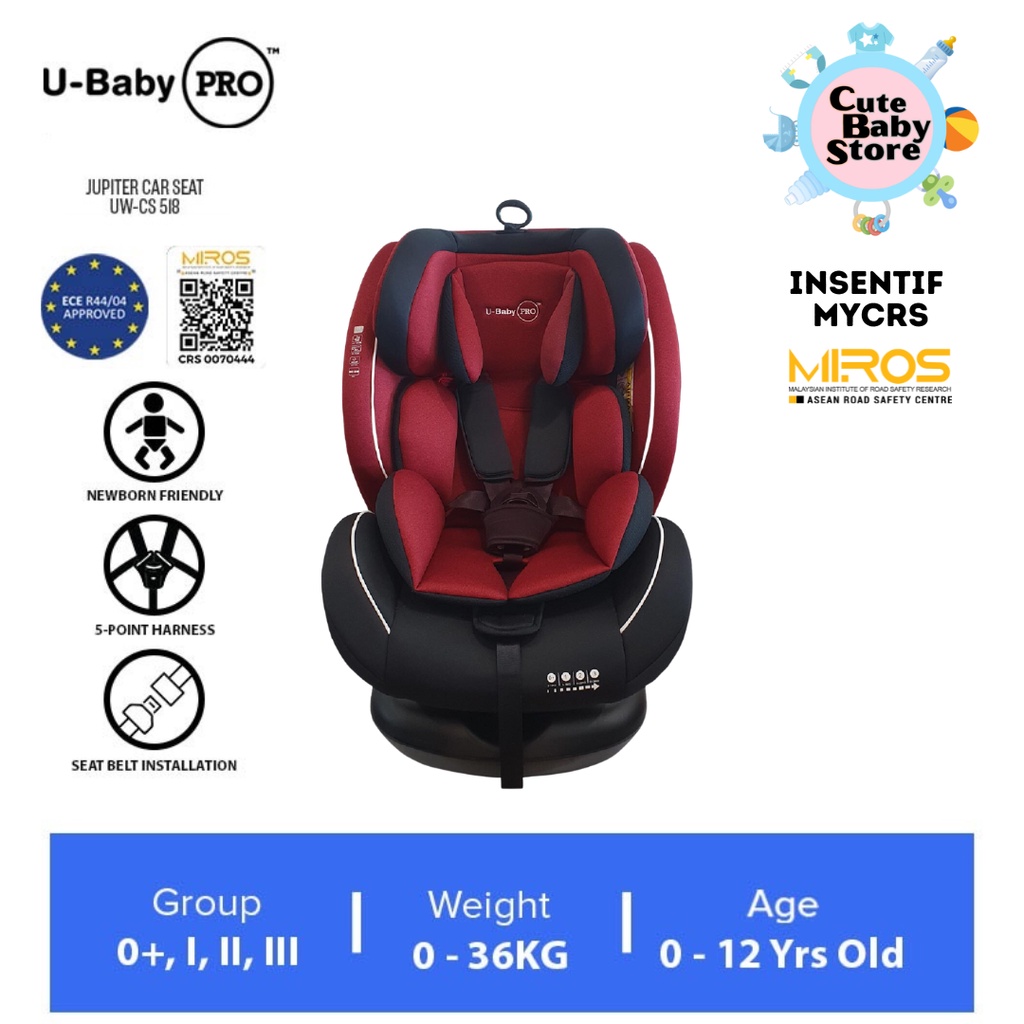 U Baby PRO UW CS 518 JUPITER Baby Car Seat MyCrs Insentif Program