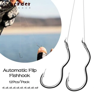 12PCS/PACK HIGH CARBON Steel Gold Fishing Hook Anti Slip Fishing