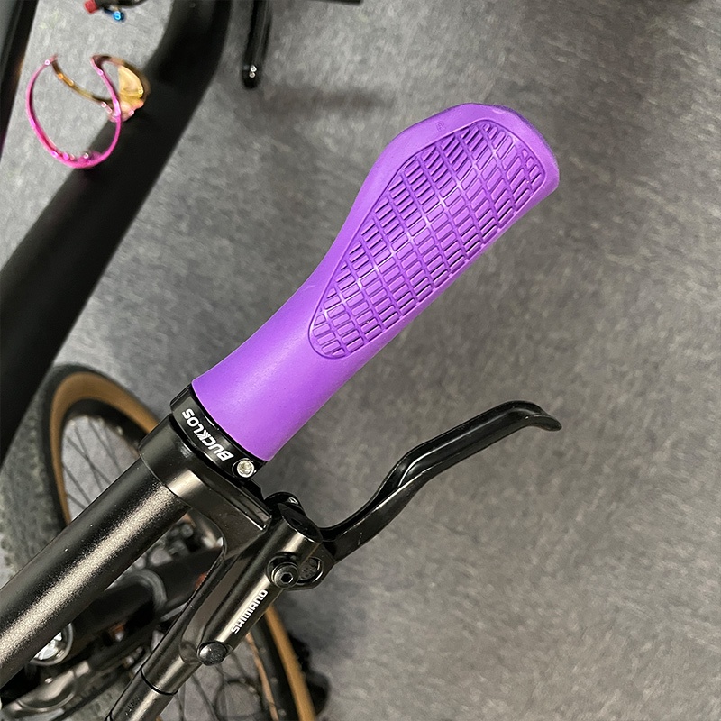 BUCKLOS Ergonomic Locking Mountain Bike Handle Silicone Anti-slip ...
