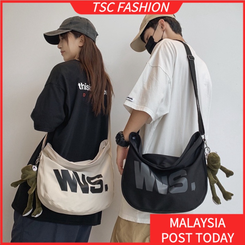 TSCfashion Ins Japanese Simple Messenger Bag Large-capacity Women's Bag ...