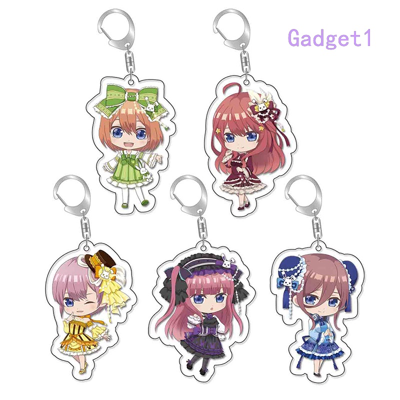 GDT Anime The Quintessential Quintuplets Keychain Nakano Ichika Nino
