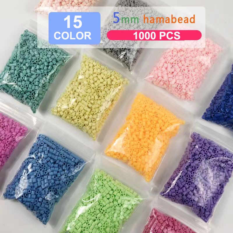 5mm Fuse Bead 1000pcs Refill Pack DIY Perler Big Beads Toy Shopee Malaysia