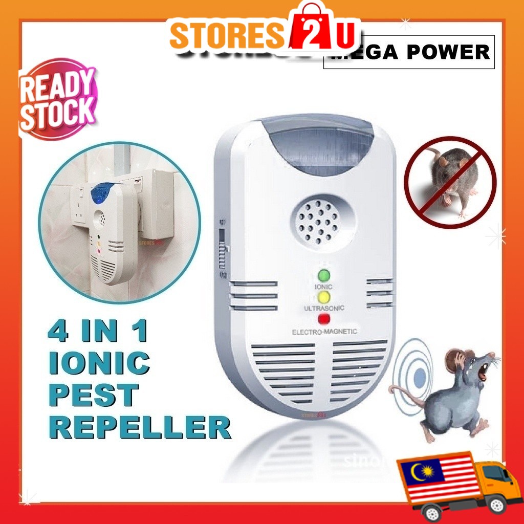 Ultrasonic Pest Control Electronic Plug Machine To Repel Rats Mice Mega