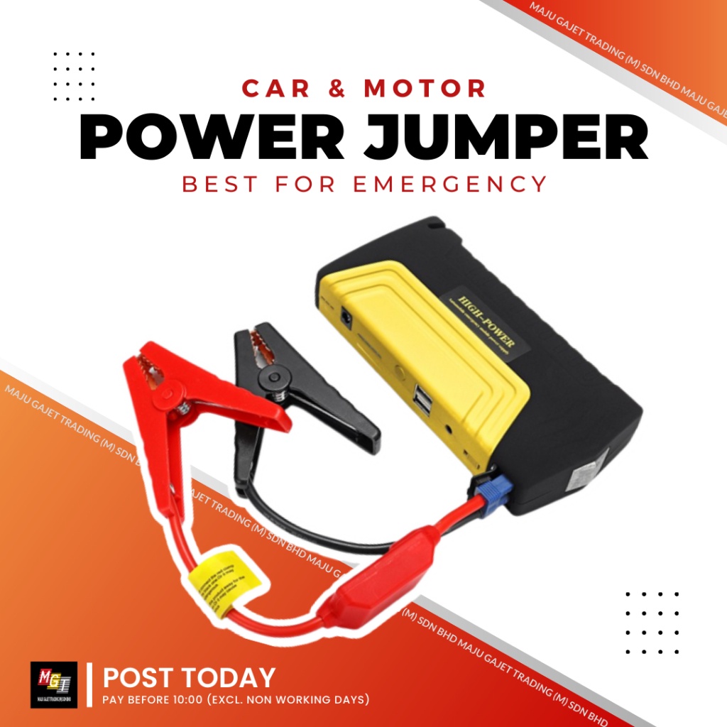 Jumper Powerbank Car Jumper Power Bank Emergency Jump Start Kereta