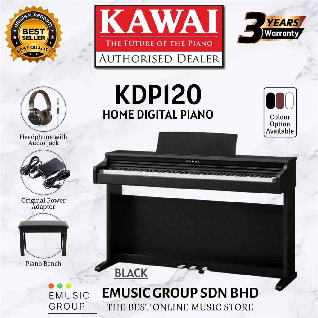 Kawai KDP120 88Key Digital Piano Home Portable Electric Piano
