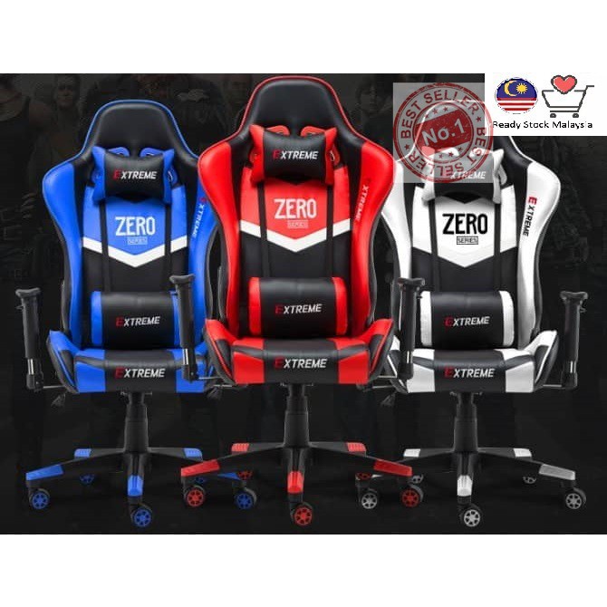 MC#Gaming Racing Chair Esport Ergonomic Leg Rest Backrest and Height ...