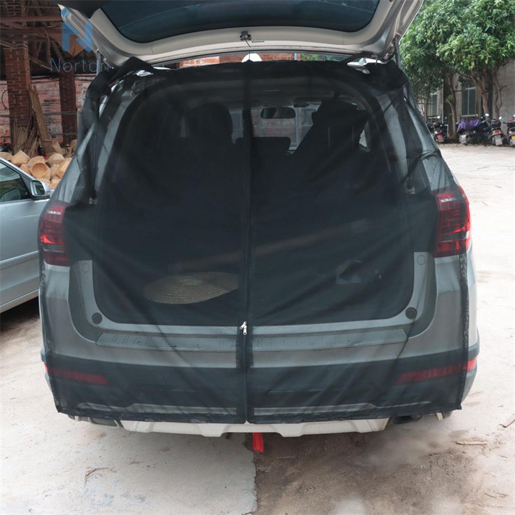 Car Tailgate Mosquito Net Magnetic Curtains Car Sunshade Screen Net Trunk Ventilation Mesh For SUV MPV Self Drive Mosquito proof Norton.my Shopee Malaysia