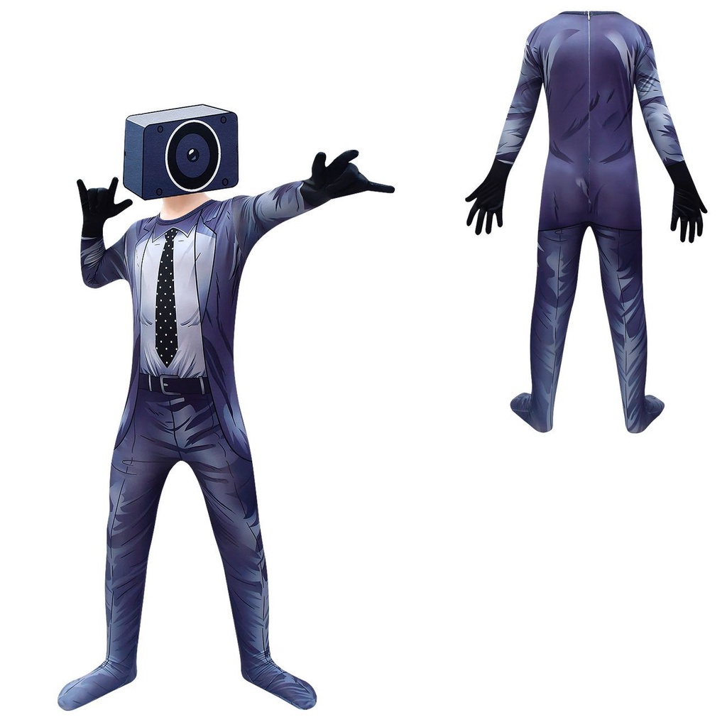 Kids Halloween Skibidi Toilet Cosplay Costume Speaker Man Camcorder Man Tv  Man Cosplay Skibidi Toilet Costume Game Clothing Suit | Shopee Malaysia