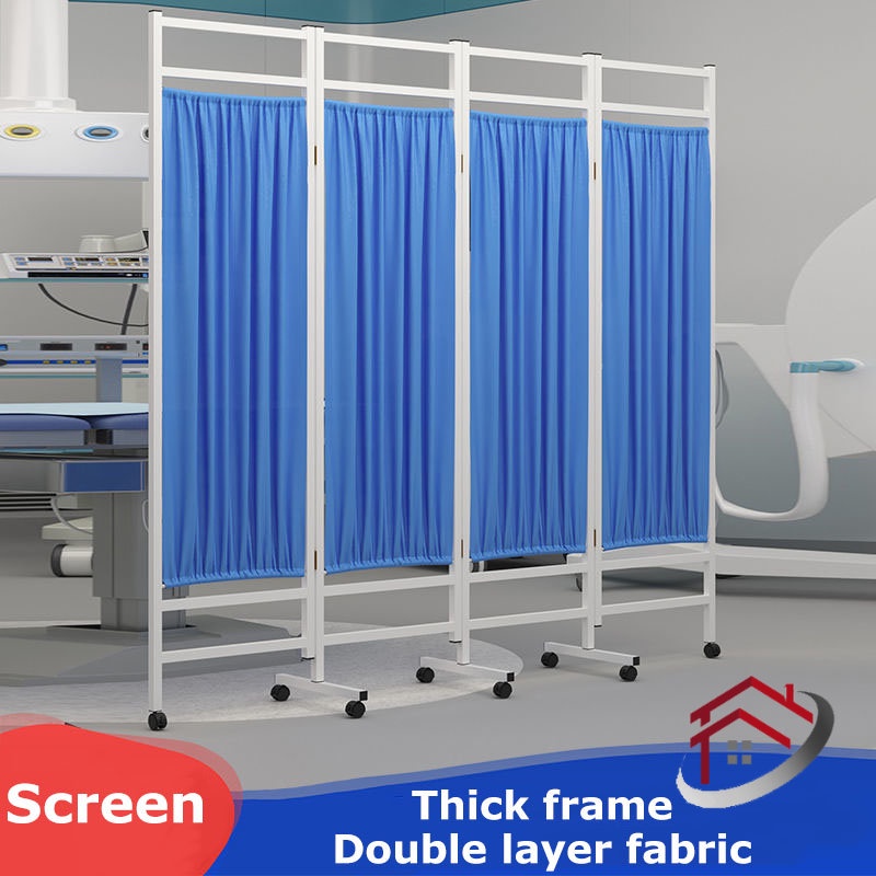 Medical Screen Hospital Iron Fabric Partitions Flights Tolerant Room ...