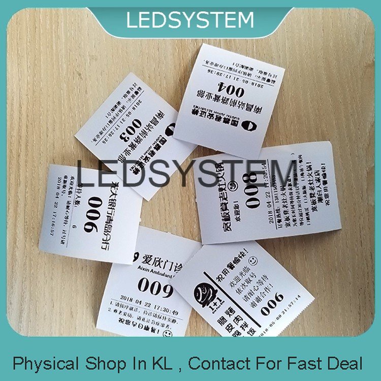 (THERMAL RECEIPT NUMBER) Queue System LED Digital Number Display Call ...